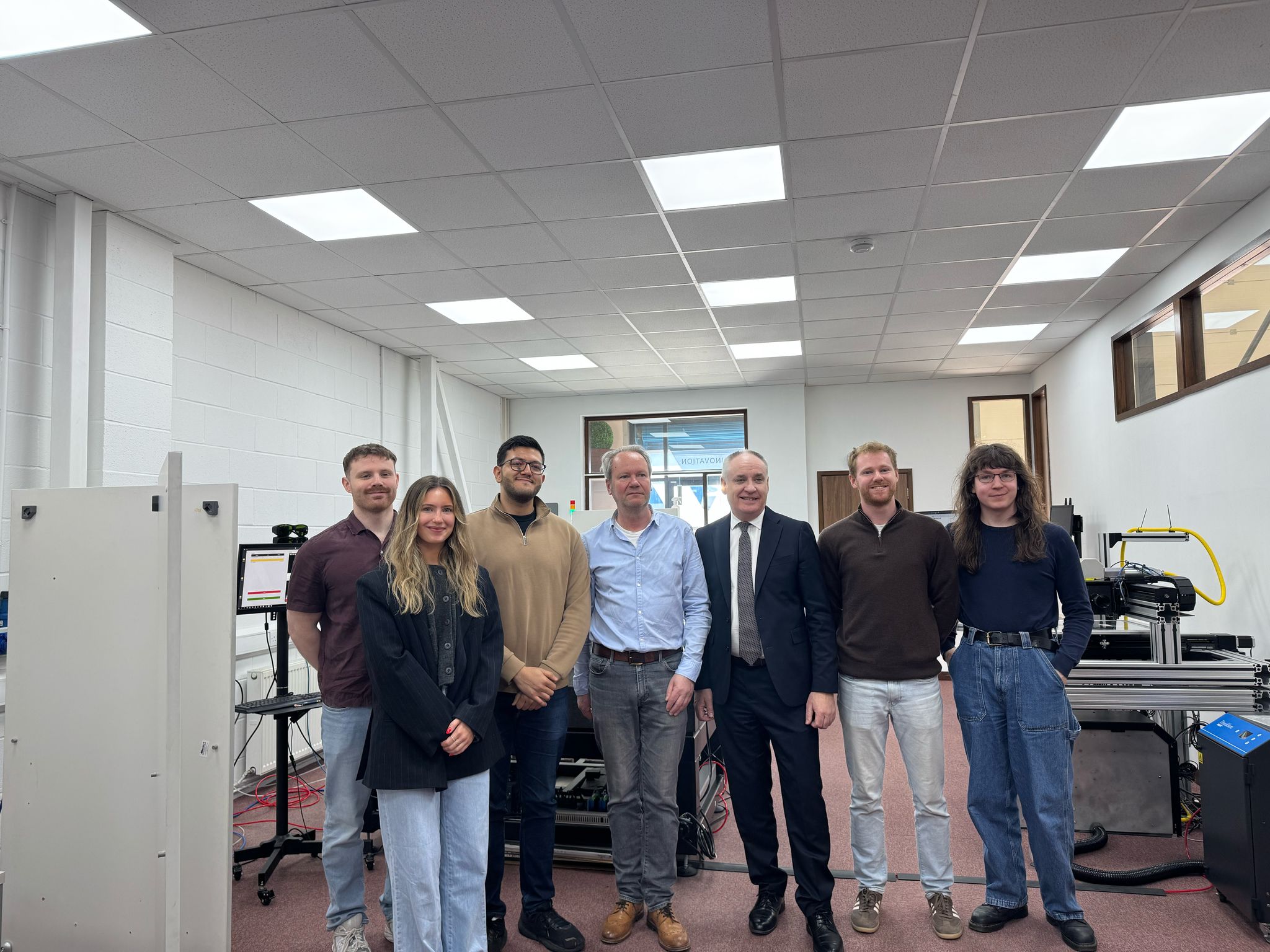 Watt Laser MSP Minister Visit