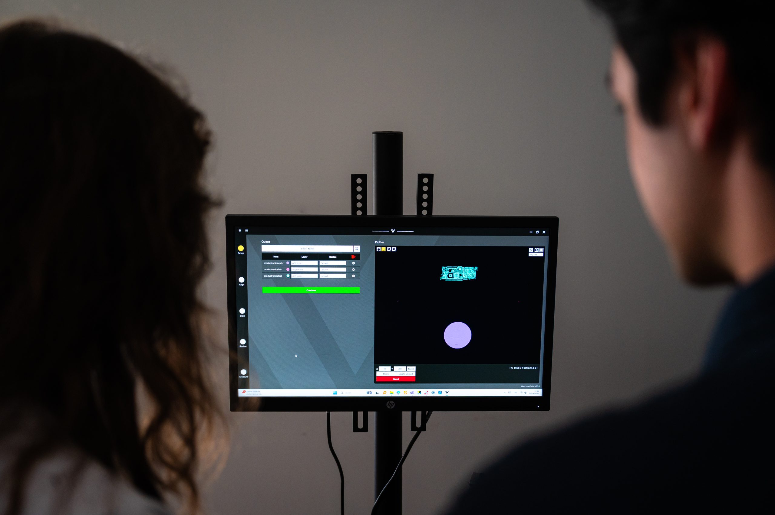 Watt Laser QC100 EMS software 2